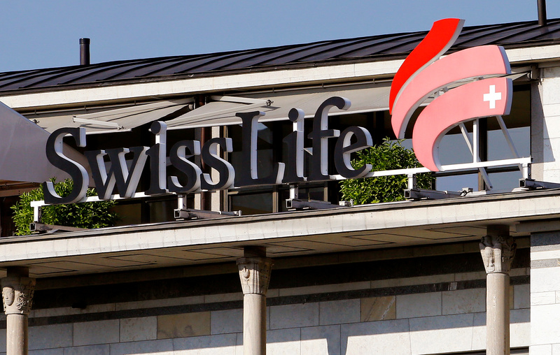 Logo of Swiss Life is seen in Zurich