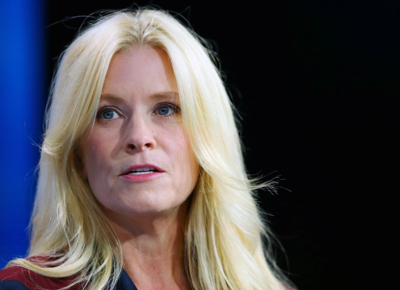FILE PHOTO: Marni Walden EVP president of product and new business innovation at Verizon speaks at the WSJD Live conference in Laguna Beach