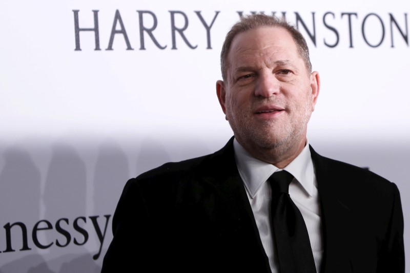 FILE PHOTO: Film producer Harvey Weinstein attends the 2016 amfAR New York Gala at Cipriani Wall Street in Manhattan, New York.