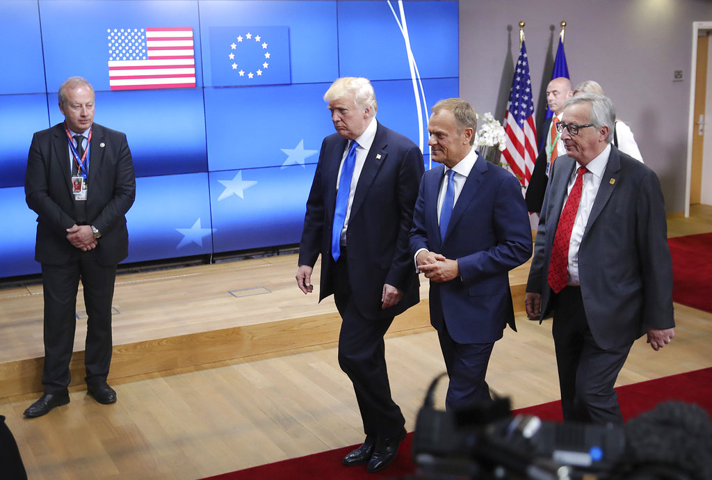 President Trump plans to impose steel, aluminum tariffs on the European Union