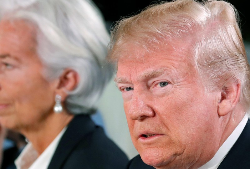 U.S. President Trump attends a G7 and Gender Equality Advisory Council meeting as part of a G7 summit in the Charlevoix city of La Malbaie
