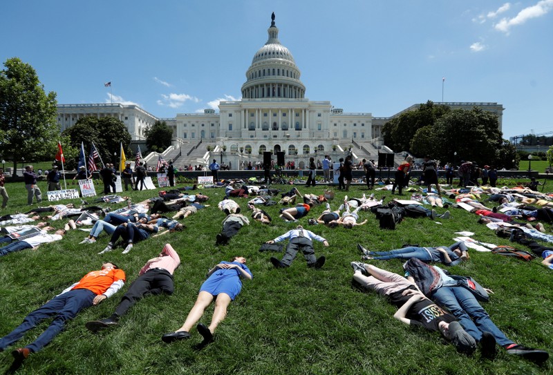 Activists mark the second anniversary of the Pulse Nightclub shooting in Washington