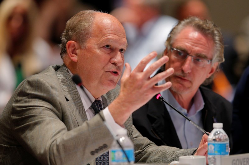 Alaska Governor Bill Walker speaks at the