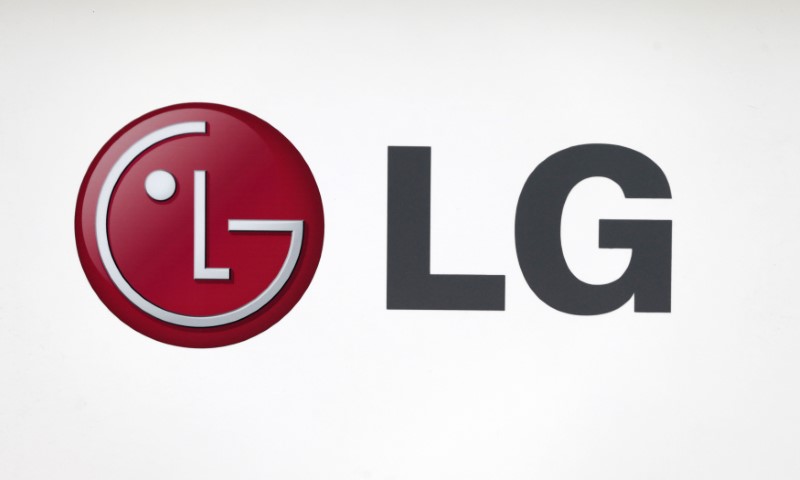 FILE PHOTO - LG Electronics' company logo is seen at a shop in central Seoul
