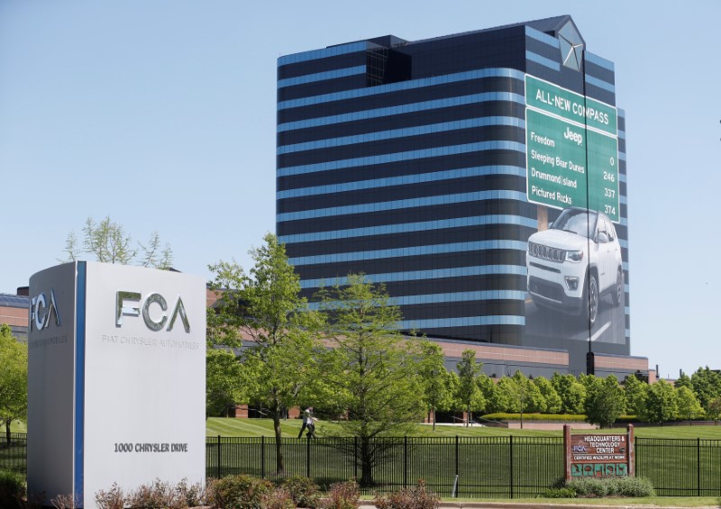 Fiat Chrysler Automobiles (FCA) U.S. headquarters is seen in Auburn Hills, Michigan