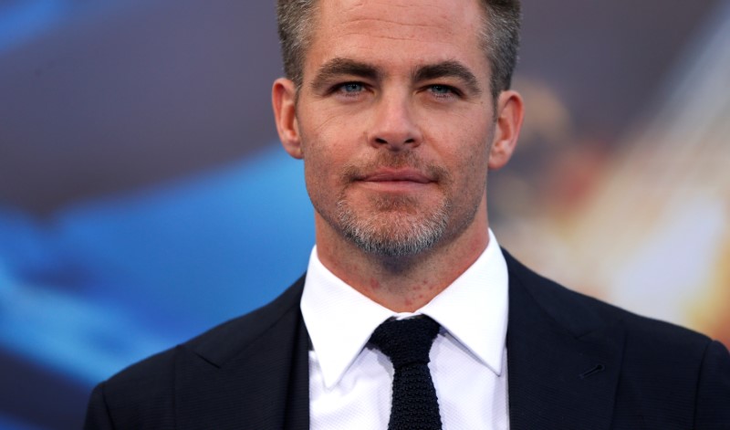 Cast member Pine poses at the premiere of