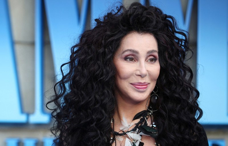FILE PHOTO: Cher attends the world premiere of Mamma Mia! Here We Go Again at the Apollo in Hammersmith, London