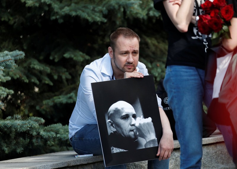 Image result for Russia holds funerals of three journalists killed in Central Africa