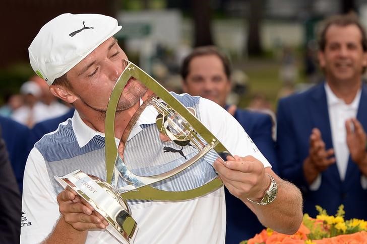 DeChambeau sails to victory in FedEx Cup playoff opener