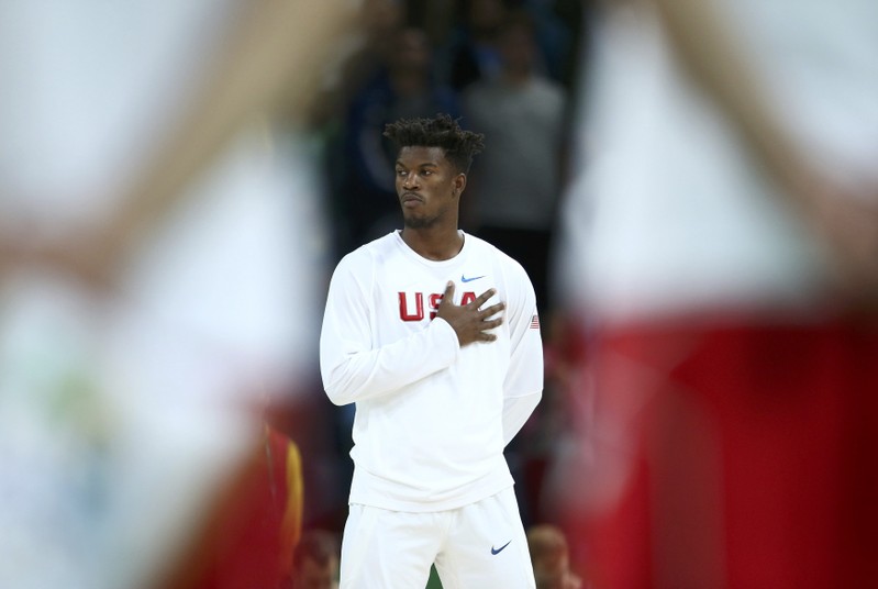 Basketball- Men's Preliminary Round Group A USA v Serbia