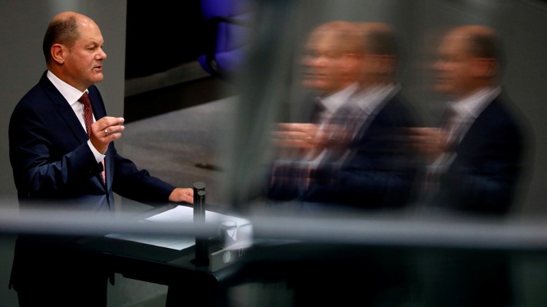 Lower house of parliament Bundestag 2019 budget debate in Berlin