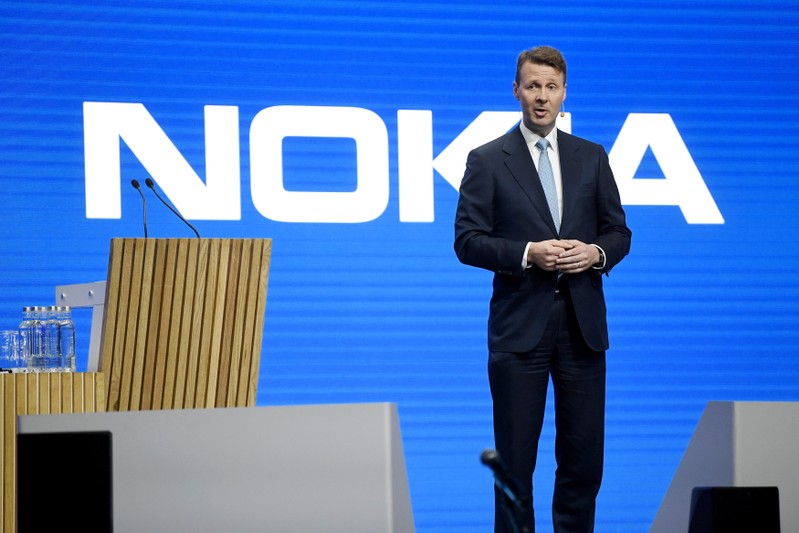 FILE PHOTO: Nokia Chairman Siilasmaa speaks during the company's shareholders meeting in Helsinki
