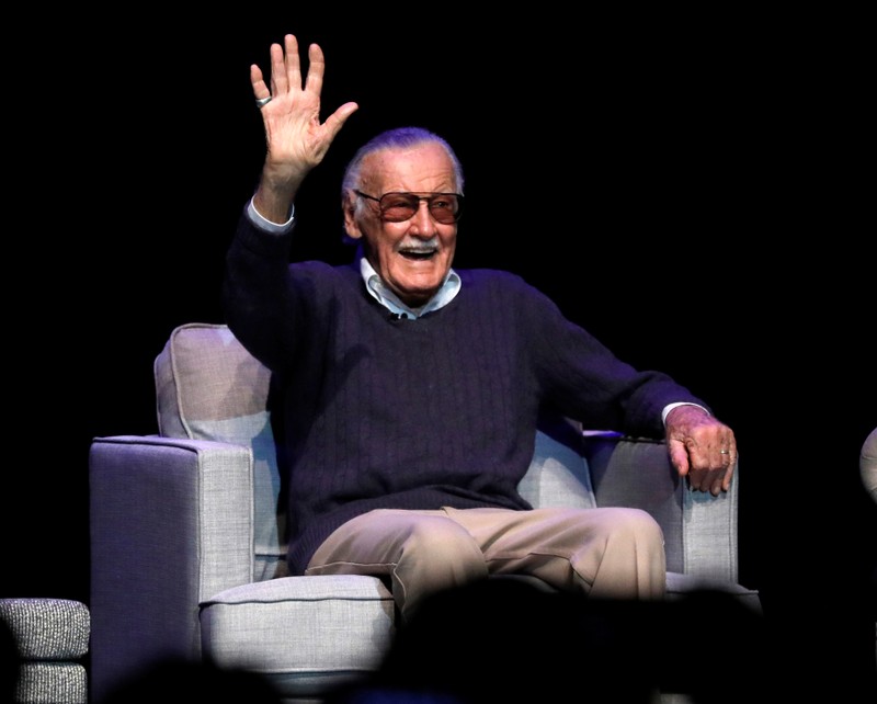 FILE PHOTO: Marvel Comics co-creator Lee attends a tribute event