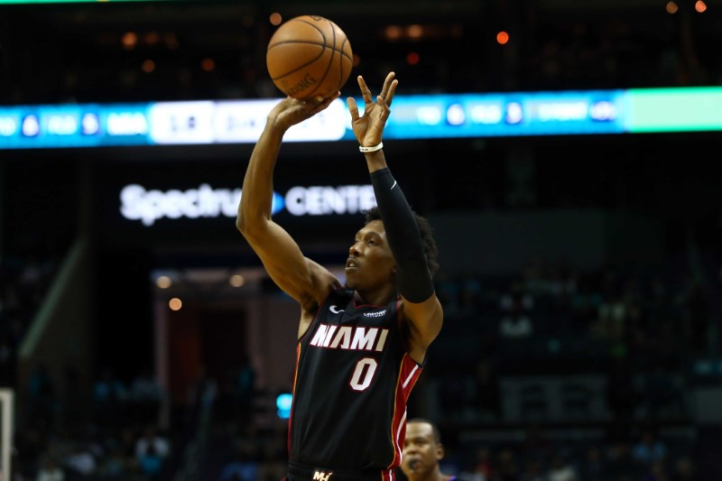 NBA:夏洛特黄蜂队的迈阿密热火队