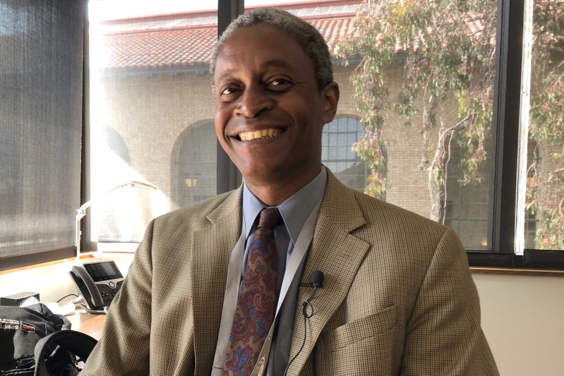 Atlanta Federal Reserve Bank President, Bostic speaks with Reuters in Stanford