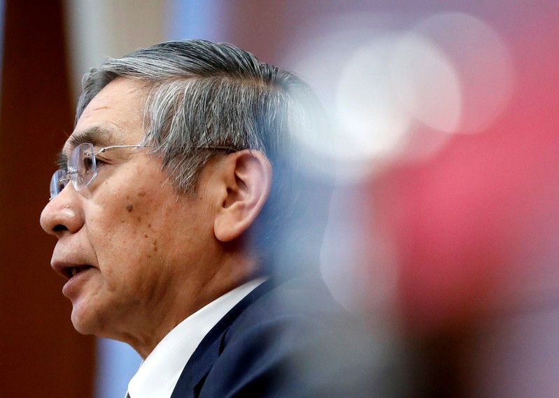 Bank of Japan Governor Haruhiko Kuroda attends a news conference at the BOJ headquarters in Tokyo