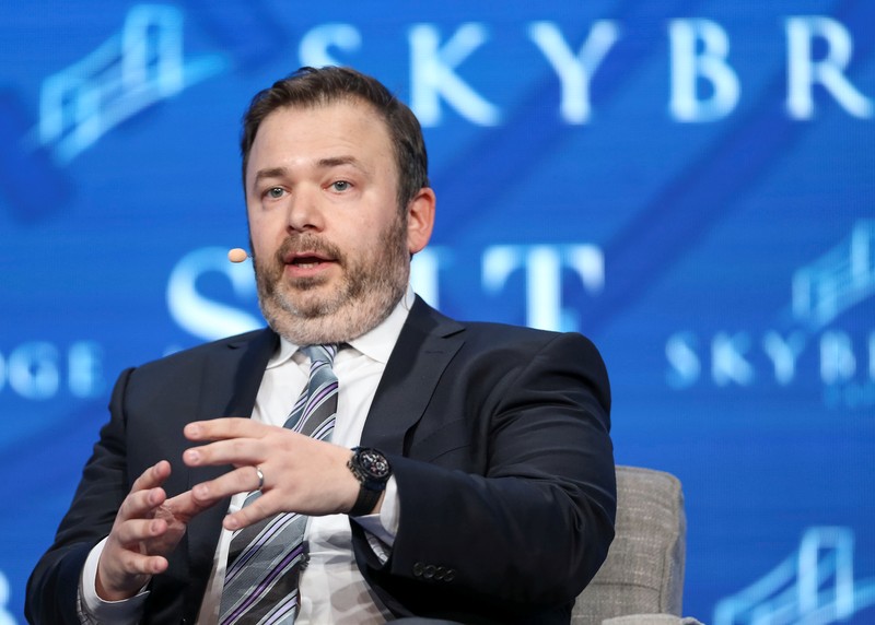 FILE PHOTO: Founder and CIO at Saba Capital Management Weinstein speaks during the SALT conference in Las Vegas