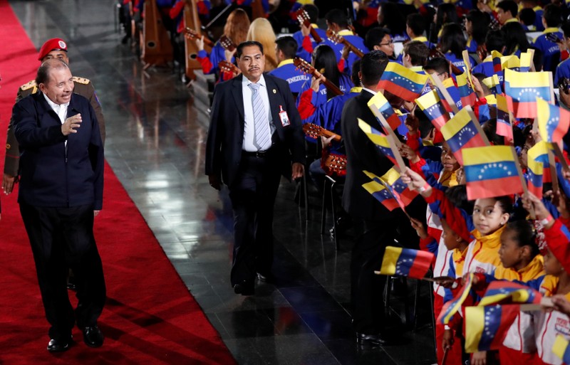 Venezuelan President Nicolas Maduro's swearing-in ceremony in Caracas