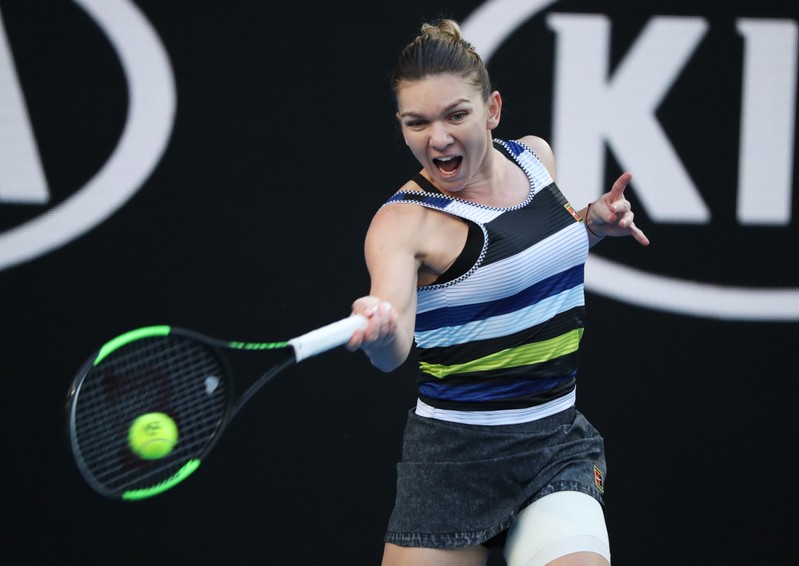 Serena Williams consoles Dayana Yastremska after emphatic Australian Open win