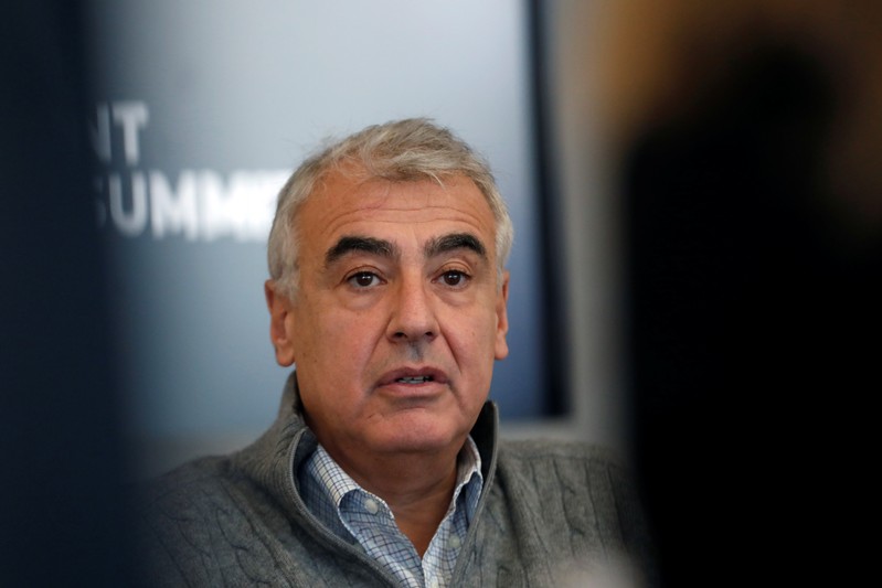 Marc Lasry, CEO and Co-Founder of Avenue Capital Group, speaks during the Reuters Global Investment Outlook Summit in New York