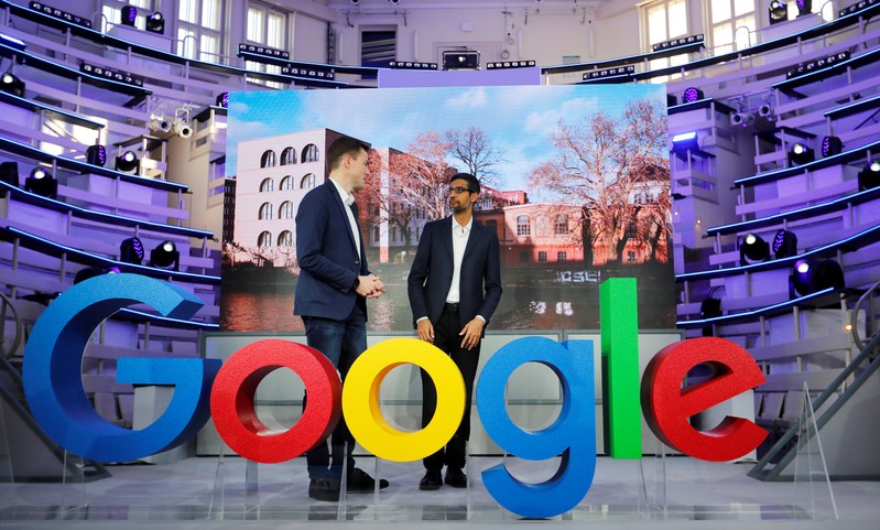 FILE PHOTO: Opening of the new Alphabet's Google Berlin office in Germany