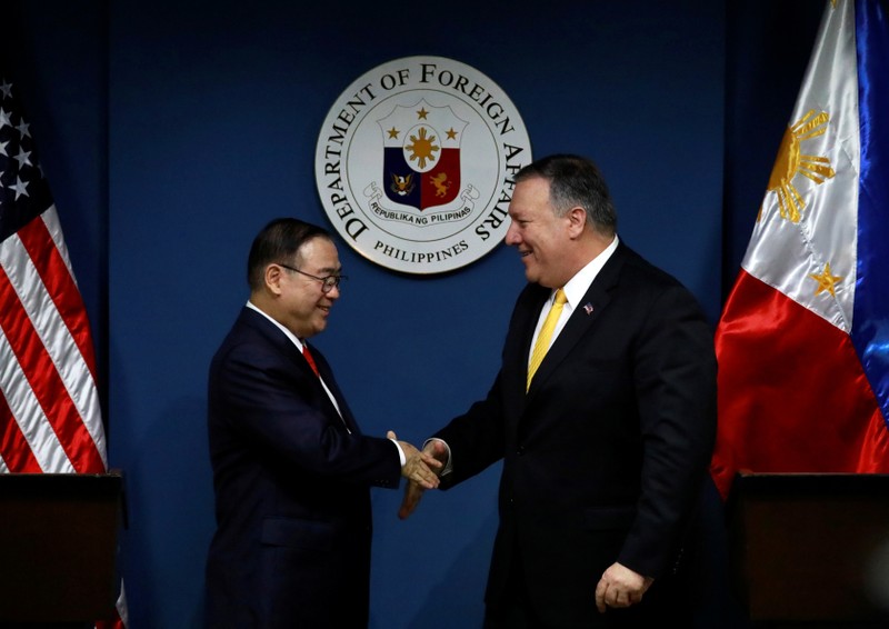U.S. vows Philippines aid against armed attack in South China Sea U.S. vows Philippines aid against armed attack in South China Sea