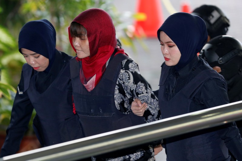 Vietnamese Doan Thi Huong arrives at the Shah Alam High Court on the outskirts of Kuala Lumpur