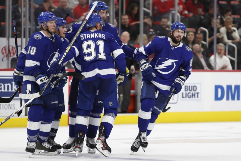 NHL: Tampa Bay Lightning at Detroit Red Wings