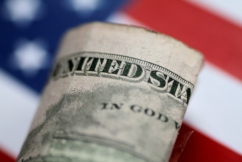 Illustration photo of a U.S. five dollar note