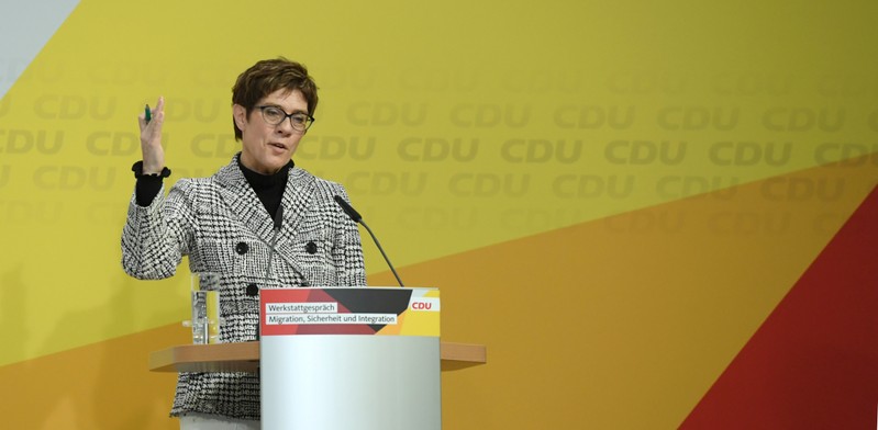 FILE PHOTO: German CDU to host conference on migration, integration and security
