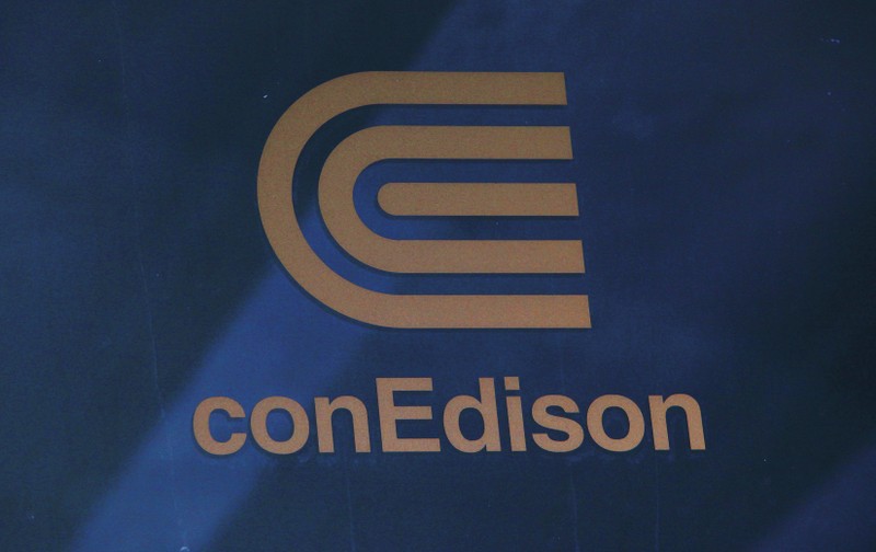 A logo of New York power utility Consolidated Edison Inc is seen in New York