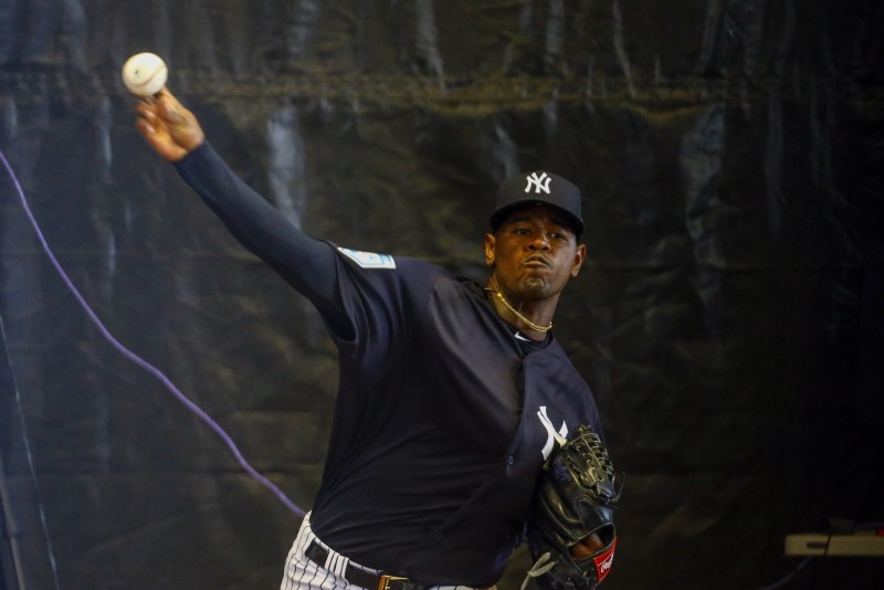 FILE PHOTO: MLB: New York Yankees-Workouts
