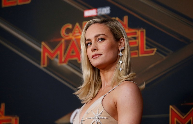 FILE PHOTO: Cast member Brie Larson poses at the premiere for the movie