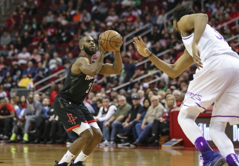NBA: Minnesota Timberwolves at Houston Rockets