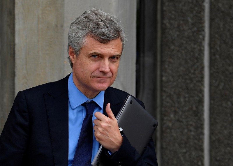 FILE PHOTO: Mark Read, chief executive of WPP, leaves following the AGM in London, Britain, June 13, 2018