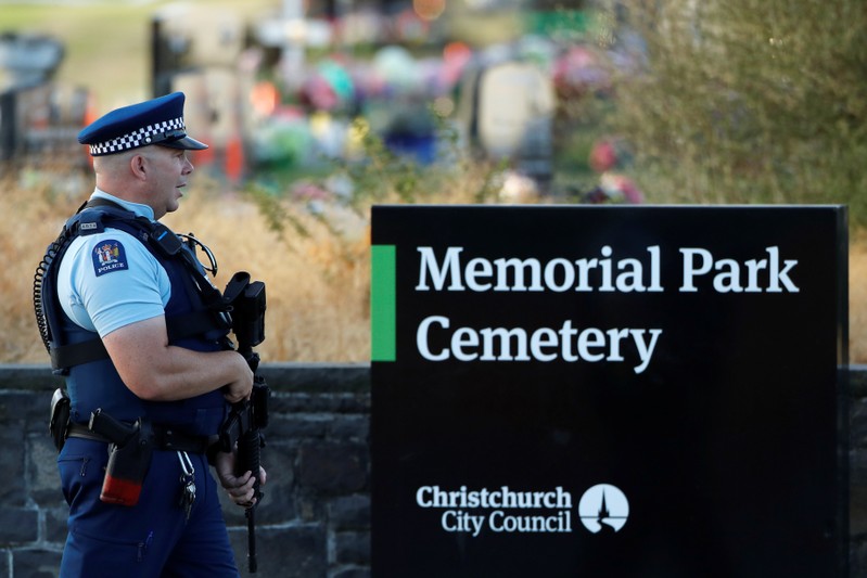 Burial ceremony of the victims of the mosque attacks in Christchurch