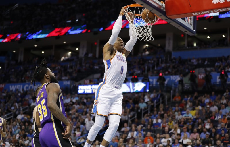 NBA: Los Angeles Lakers at Oklahoma City Thunder