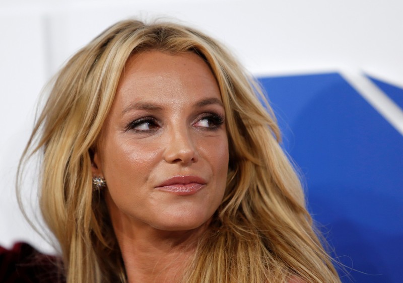 Singer Britney Spears arrives at the 2016 MTV Video Music Awards in New York