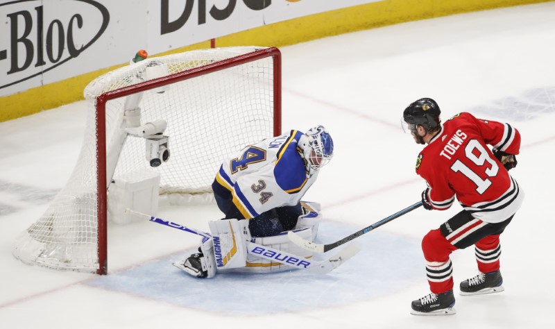 NHL: St. Louis Blues at Chicago Blackhawks