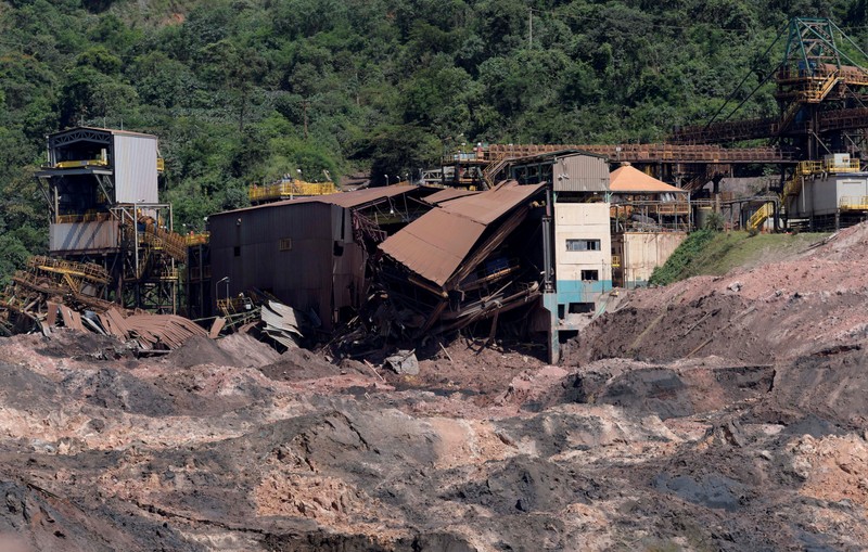 FILE PHOTO: FILE PHOTO: A view of a collapsed tailings dam owned by Brazilian mining company Vale SA, in Brumadinho