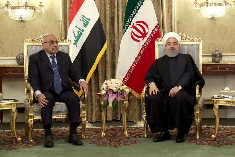 Iranian President Hassan Rouhani meets with Iraq's Prime Minister Adel Abdul Mahdi in Tehran