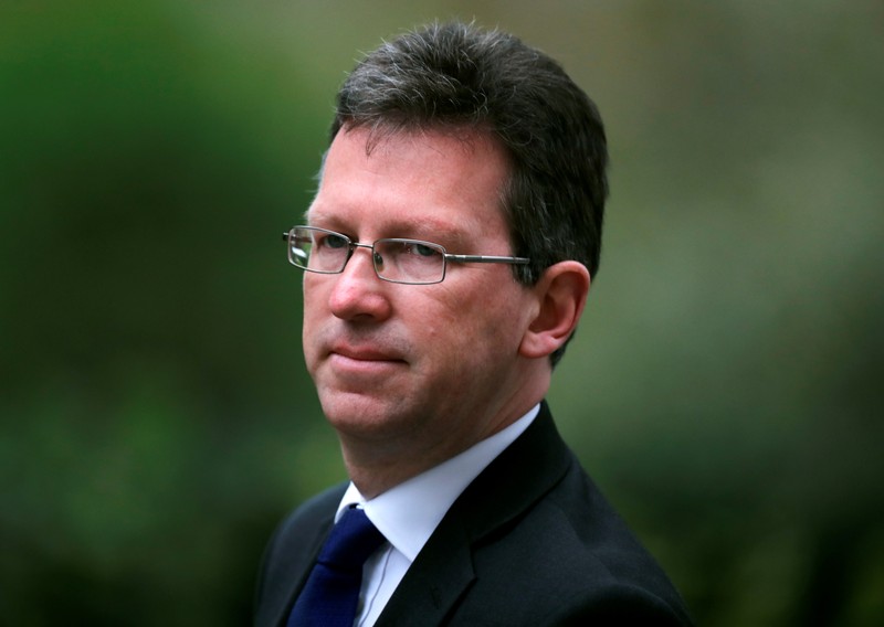 Britain's Secretary of State for Digital, Culture, Media and Sport Jeremy Wright is seen outside Downing Street in London