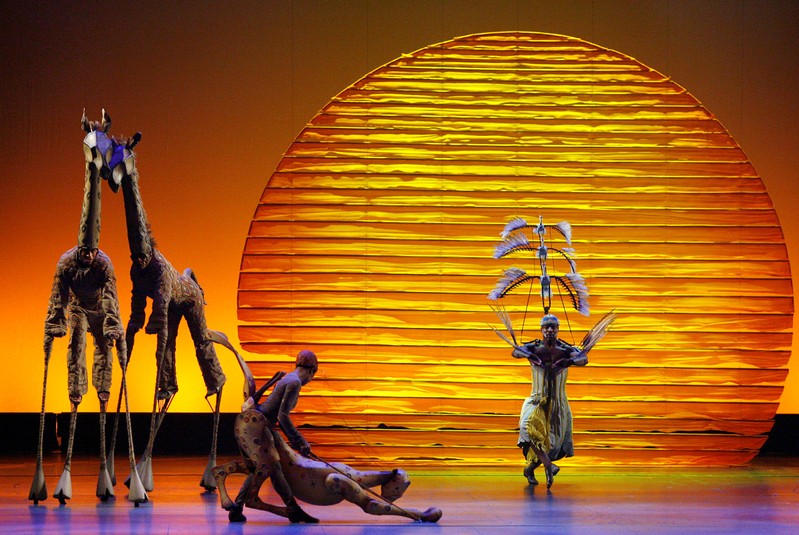 FILE PHOTO: The cast of The Lion King performs the opening number at the 62nd Annual Tony Awards in New York