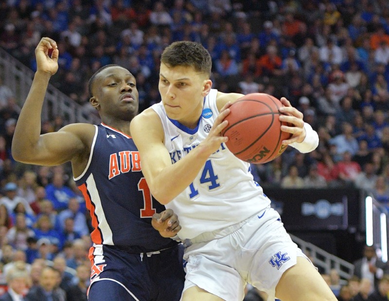 FILE PHOTO: NCAA Basketball: NCAA Tournament-Midwest Regional-Auburn vs Kentucky