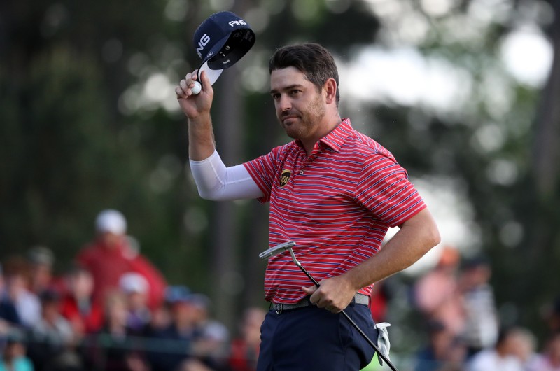 Second round play of the Masters at Augusta National