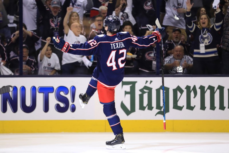 NHL: Stanley Cup Playoffs-Tampa Bay Lightning at Columbus Blue Jackets