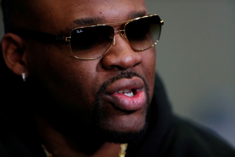 FILE PHOTO: Anthony Joshua & Jarrell Miller Press Conference