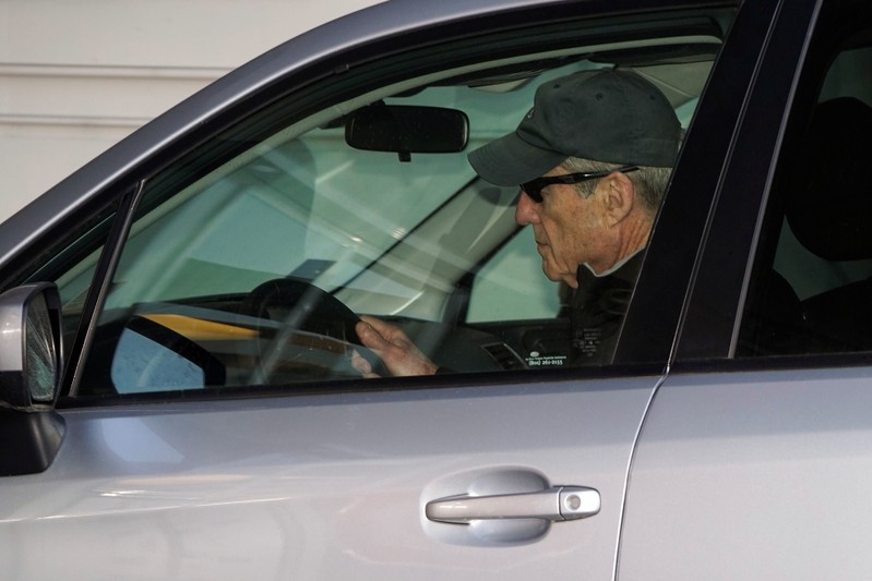 Special Counsel Mueller arrives at his office in Washington