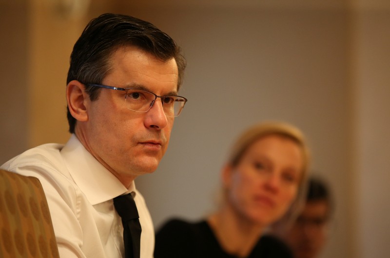 Mark Haefele, Global Chief Investment Officer of UBS Wealth Management attends the Reuters Investment Summit