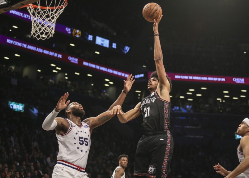 NBA: Playoffs-Philadelphia 76ers at Brooklyn Nets